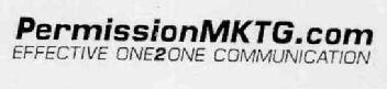 PERMISSION MKTG.COM EFFECTIVE ONE2ONE COMMUNICATION