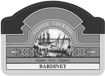 CLASSIC COCKTAIL LIQUOR - LICOR - LIQUEUR BARDINET