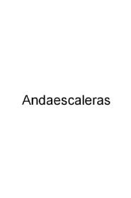 ANDAESCALERAS