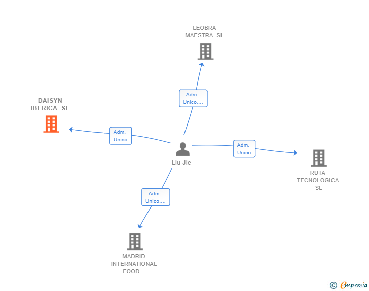 Vinculaciones societarias de DAISYN IBERICA SL