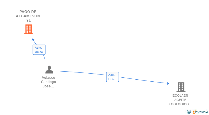 Vinculaciones societarias de PAGO DE ALGAMESON SL