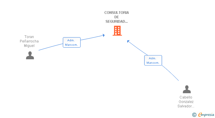 Vinculaciones societarias de CONSULTORIA DE SEGURIDAD DE DATOS SL