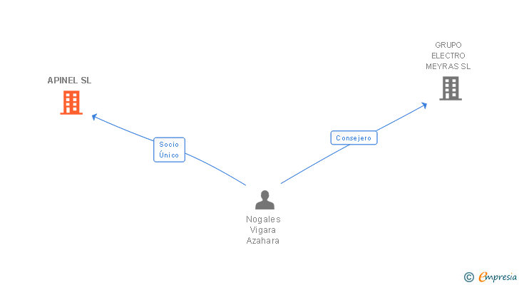 Vinculaciones societarias de APINEL SL