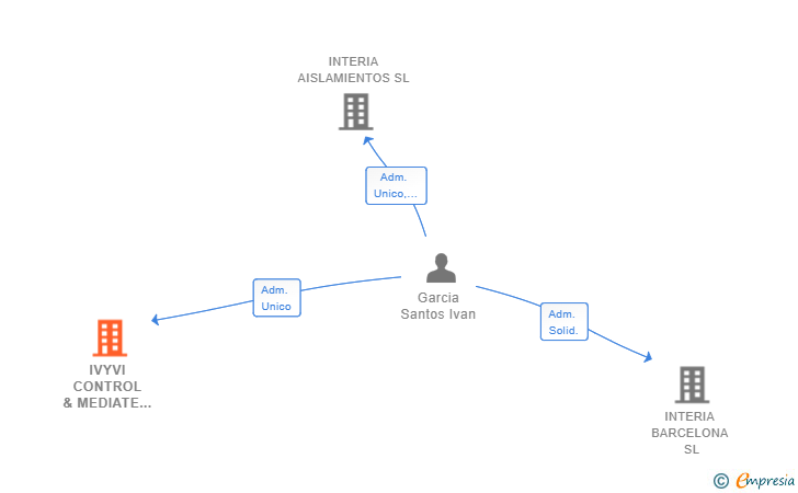 Vinculaciones societarias de IVYVI CONTROL & MEDIATE SOLUTIONS SL