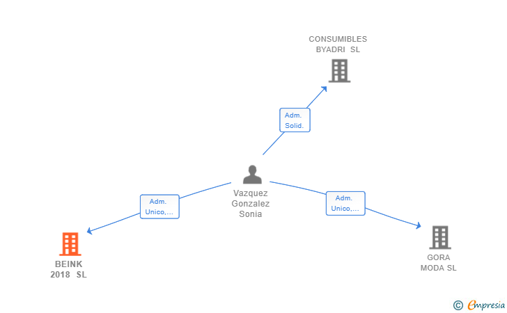 Vinculaciones societarias de BEINK 2018 SL
