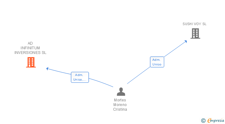 Vinculaciones societarias de AD INFINITUM INVERSIONES SL