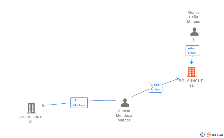 Vinculaciones societarias de BOLSUNCHE SL