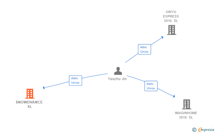 Vinculaciones societarias de SNOWDVANCE SL