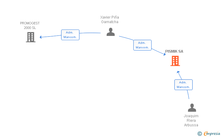 Vinculaciones societarias de PISMIK SA