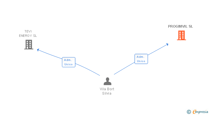 Vinculaciones societarias de PROGIMVIL SL