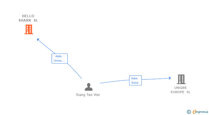 Vinculaciones societarias de HELLO SHARK SL